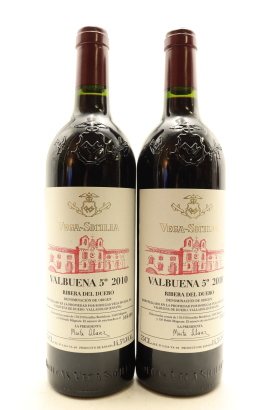 (2) 2010 Vega Sicilia Tinto Valbuena 5, Ribera del Duero [JR17.5] [RP96] [WE94]
