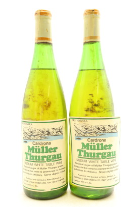 (2) Cardrona Muller Thurgau Medium White Table Wine, New Zealand