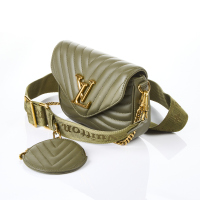 Louis Vuitton New Wave Multi-Pochette Khaki Bag with Box