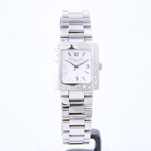 Stainless Steel, 25mm, Christian Dior, Quartz Ladies Wristwatch