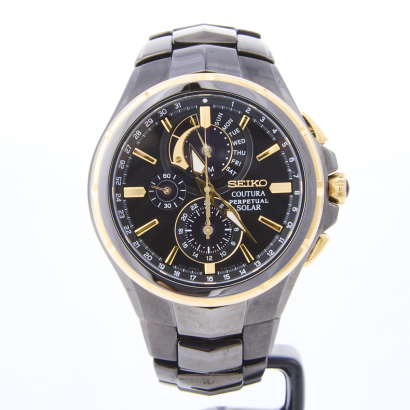 Seiko, Men's Coutura Perpetual Solar Chronograph Wristwatch