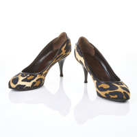 Giuseppe Zanotti Leopard Heels, Size 37