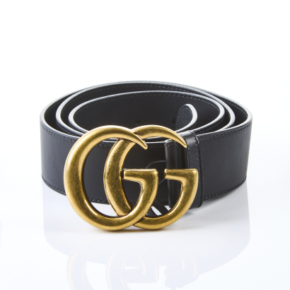 Gucci GG Gold Belt with Box