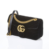 Gucci Marmont Black Matelasse Velvet Bag