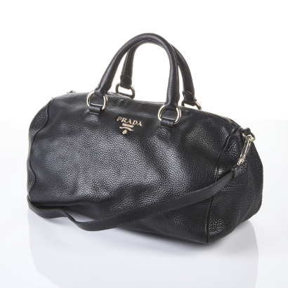 Prada Black Leather 2-Way Bag