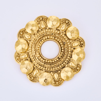 Chanel, Gold-tone Costume Brooch with Box