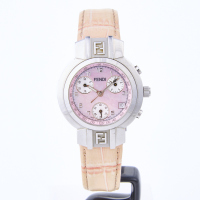 Stainless Steel, 32mm Ladies Fendi, Zucca Chronograph Wristwatch