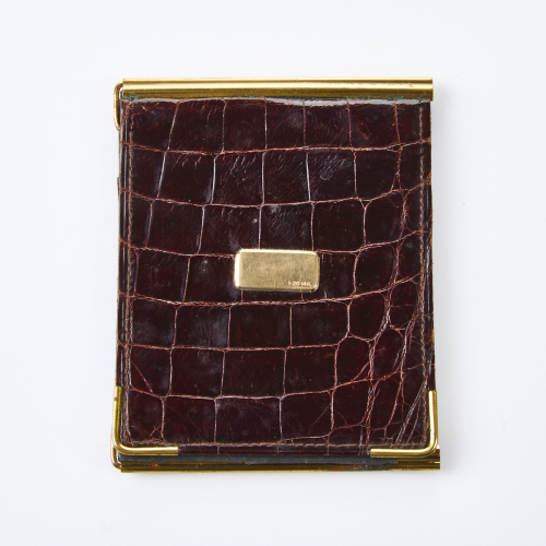 Mens, Alligator Skin Folding Wallet