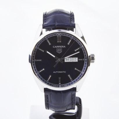 Stainless Steel, 41mm Tag Heuer Carrera Calibre 5, Automatic Wristwatch
