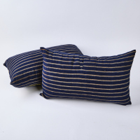 A Pair Of Cushions In Vintage Japanese Indigo Fabric