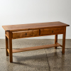 A Solid Wood Hallway Console - 2