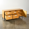 A Contemporary Ply Sideboard With Locking Cabinets - 3