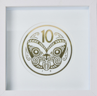 A 10 Cent Coin Folded Print