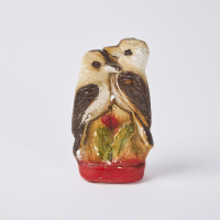 A Pair Of Chalkware Birds