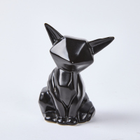 A Ceramic Geometric Fox Form