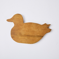 A Handmade Duck Shaped Breadboard