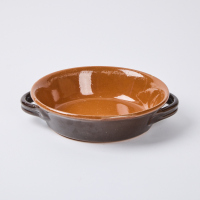 A Rustic Glazed Terracotta Bowl