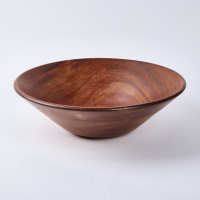 A Large Mahogany Bowl