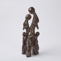 A Hardwood Hand Carved Sculptural Piece