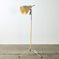 An MCM Atomic Style Lamp with Ball Feet