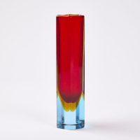 A Murano Faceted Vase