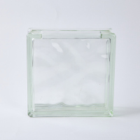 A Square Glass Brick Vase