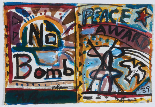 NIGEL BROWN No Bomb, Peace Award