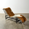 An LC4 Style Cowhide Chaise Longue - 2