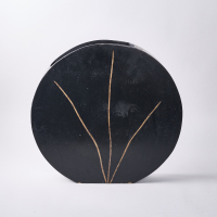 A Large Vintage Wood Vase