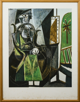 AFTER PABLO PICASSO A Woman By A Window Print