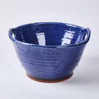 A Large Tony Sly Ceramic Bowl With Handles