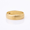 9ct Yellow Gold, Plain Band, Size O 1/2