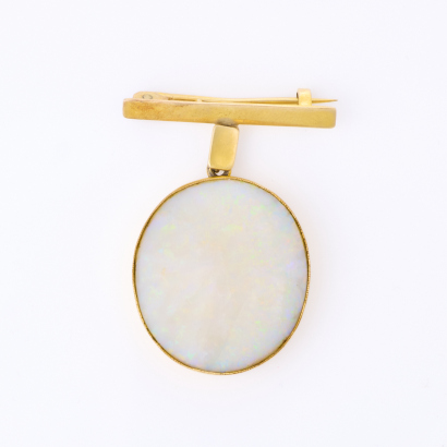 9ct Yellow Gold, Vintage, Opal Brooch