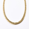 9ct Yellow Gold, 45cm Hollow Curb Link Necklace