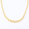 18ct Yellow Gold, 48cm Graduated Round Belcher Link Chain