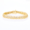 14ct Yellow Gold, 18cm, 1.90ct Jafa Diamond set Bracelet