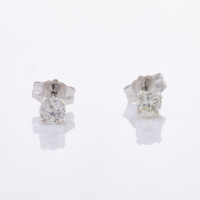 14ct White Gold, .22ct Diamond Stud Earrings