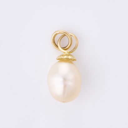 14ct Yellow Gold, 16mm Pearl Pendant&nbsp;