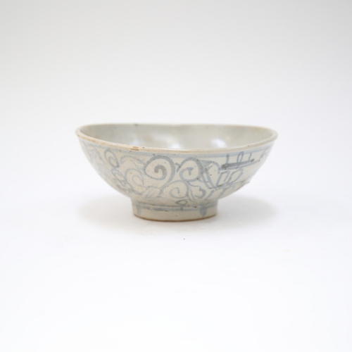 A Chinese blue and white bowl