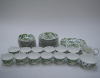 40-piece green glazed 'dragon' tea set (ENGLAND COALPORT A.D.1750)