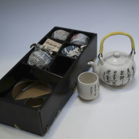 A set of Chinese 'calligraphy' tea wares