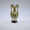 A Chinese 20th-century sancai- styled double-dragon handled vase