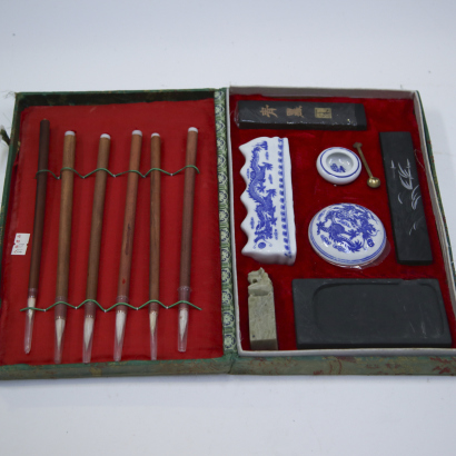 A box of Chinese Four scholar's objects