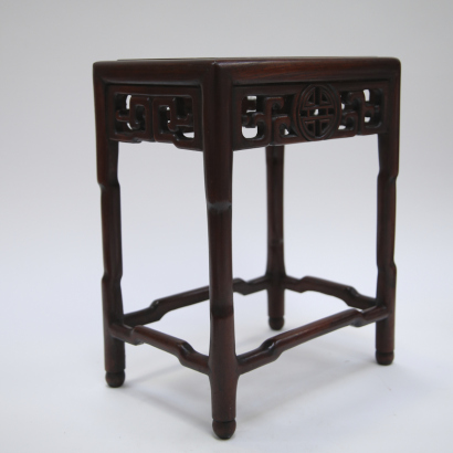 A Chinese old small redwood low table