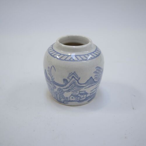 A Chinese blue and white ginger jar
