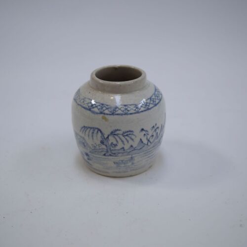 A Chinese blue and white ginger jar