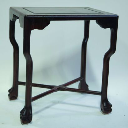 A Chinese hardwood flower stand