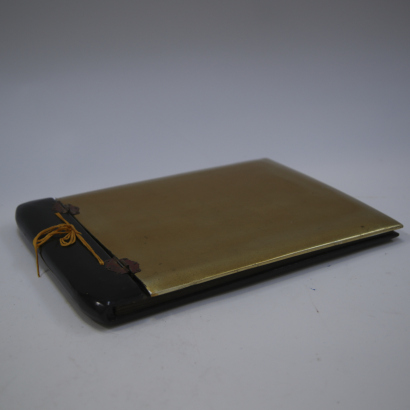 A Chinese gold-lacquered photo album