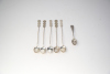 Six Chinese early 20th-centur silver spoons