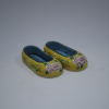 A pair of small embroidered shoes in Chinese Jiaozhi ware